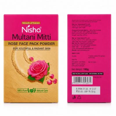 NISHA MULTANI MITTI ROSE FACE PACK POWDER - 100g